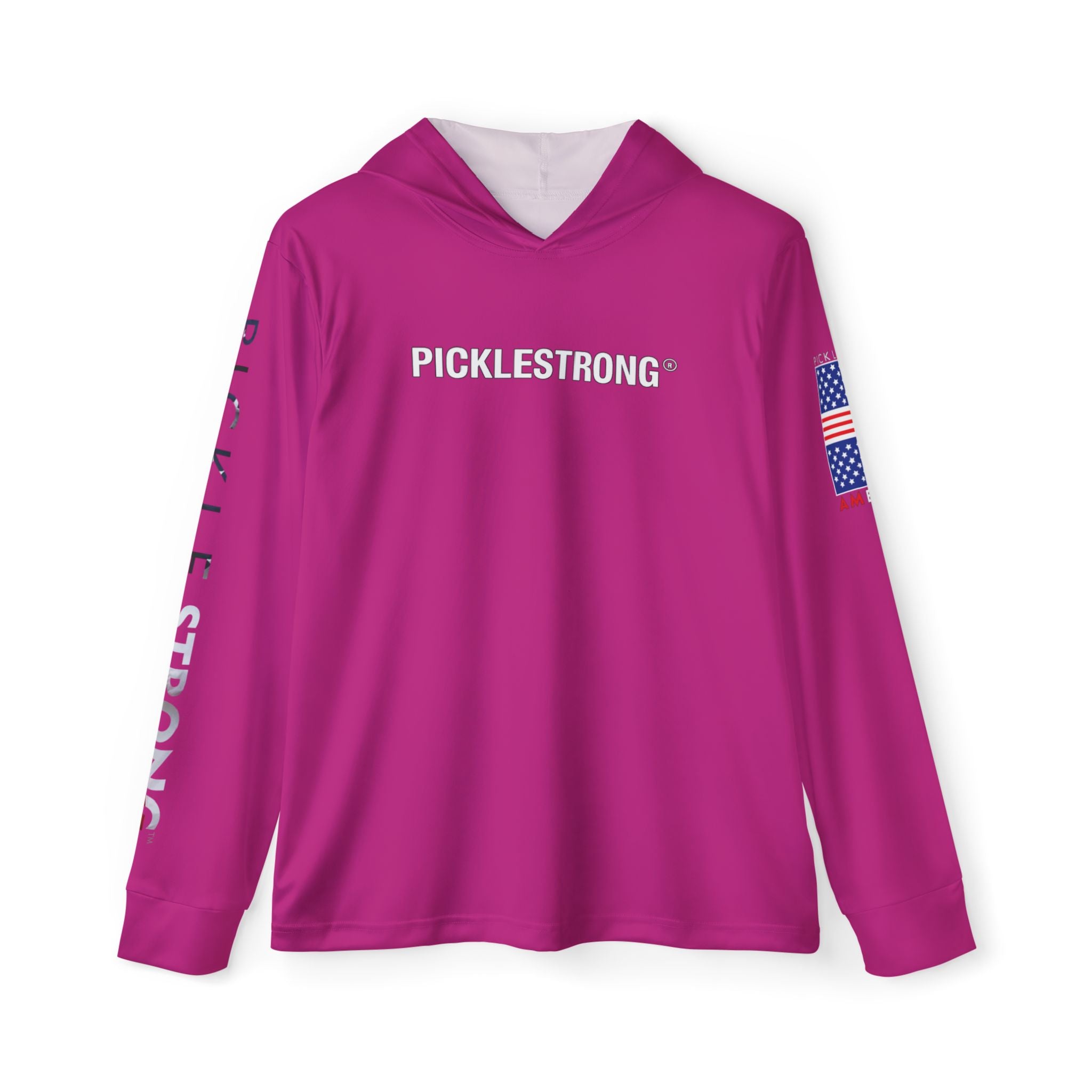 PICKLESTRONG Warmup Hoodie, Athletic Hoodie for Pickleball, Fitness Apparel, Hooded Sweatshirt for Sports, Stylish Activewear