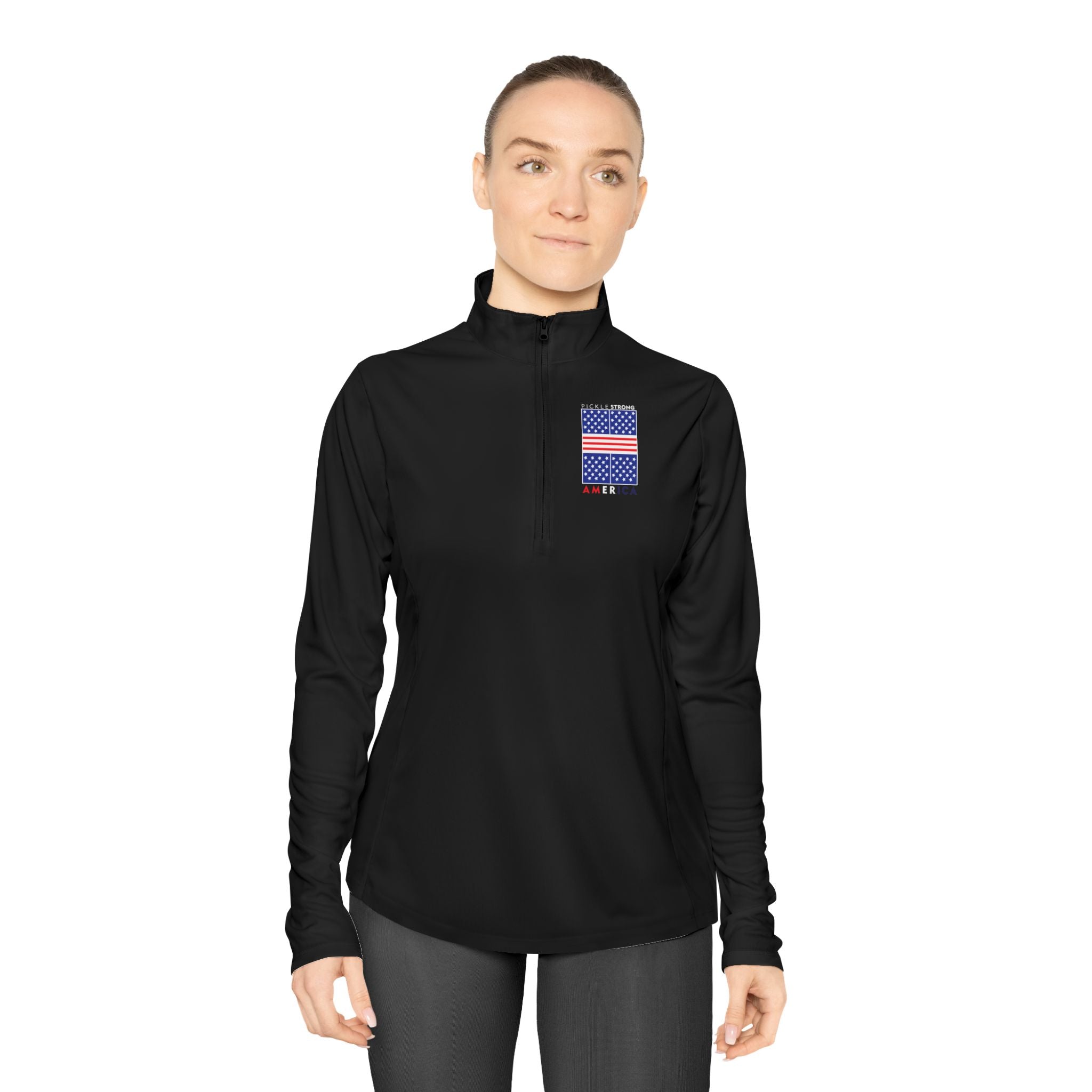 Ladies Quarter-Zip Pullover