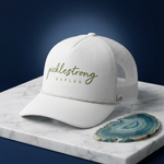 PickleStrong Naples Trucker Cap – Embroidered Script Baseball Hat