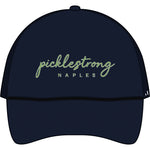 PickleStrong Naples Trucker Cap – Embroidered Script Baseball Hat