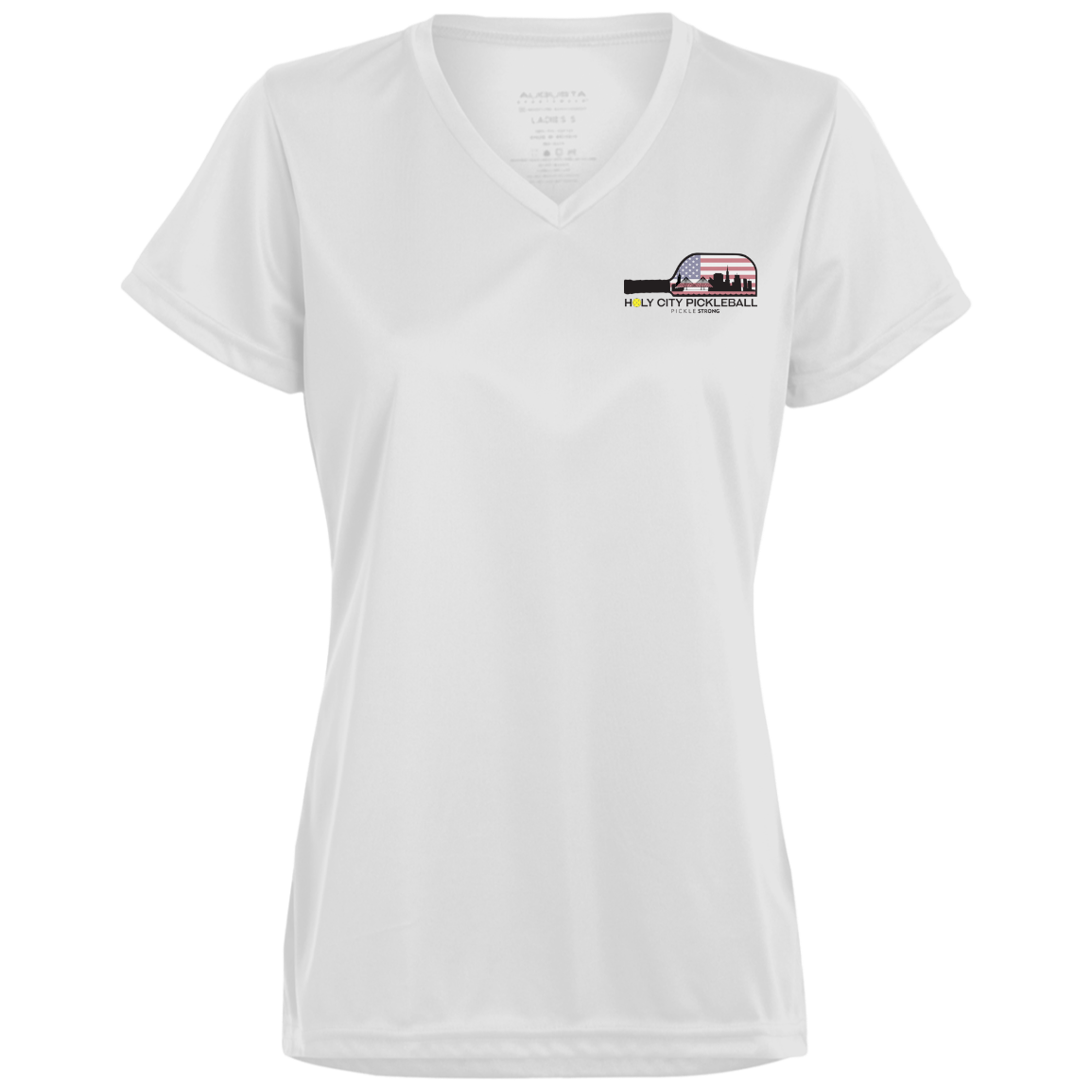 Ladies’ Moisture-Wicking V-Neck Tee