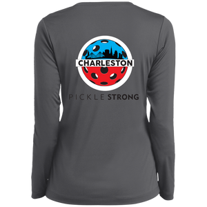 Ladies’ Long Sleeve Performance V-Neck Tee