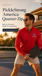 PickleStrong America Men’s Quarter-Zip Pullover