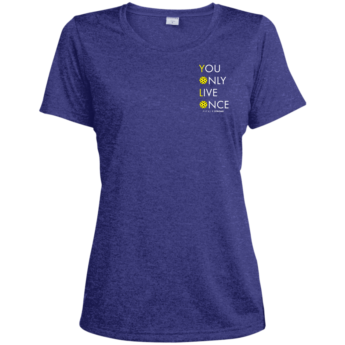 LST360 Sport-Tek Ladies' Heather Dri-Fit Moisture-Wicking T-Shirt