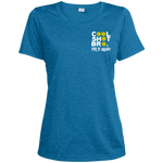 LST360 Sport-Tek Ladies' Heather Dri-Fit Moisture-Wicking T-Shirt
