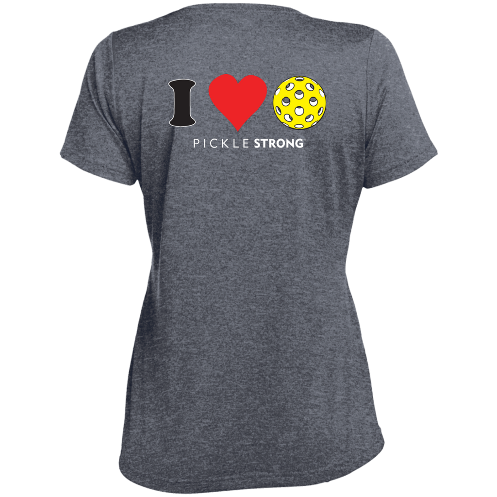 LST360 Sport-Tek Ladies' Heather Dri-Fit Moisture-Wicking T-Shirt