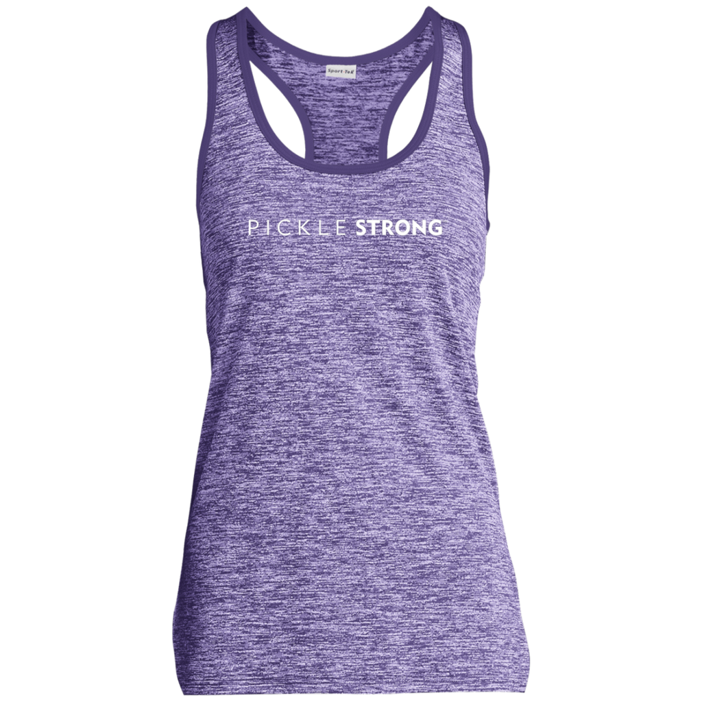 LST396 Sport-Tek Ladies' Moisture Wicking Electric Heather Racerback Tank