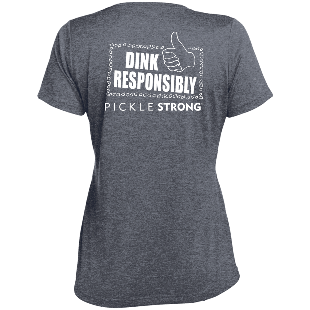 LST360 Sport-Tek Ladies' Heather Dri-Fit Moisture-Wicking T-Shirt