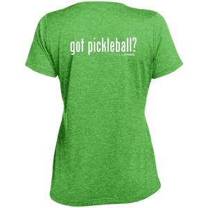 LST360 Sport-Tek Ladies' Heather Dri-Fit Moisture-Wicking T-Shirt