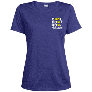 LST360 Sport-Tek Ladies' Heather Dri-Fit Moisture-Wicking T-Shirt