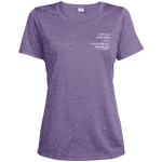 LST360 Sport-Tek Ladies' Heather Dri-Fit Moisture-Wicking T-Shirt