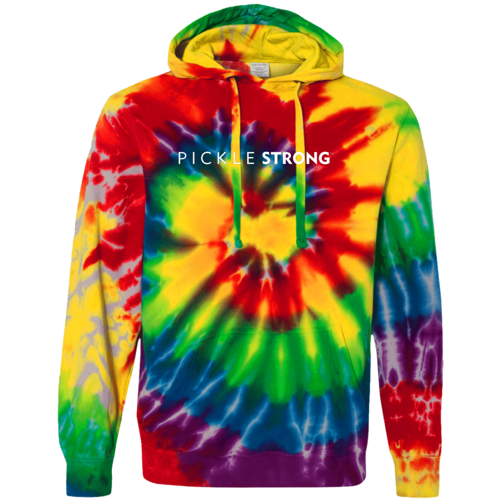 Unisex Tie-Dyed P I C K L E STRONG™ Pullover Hoodie