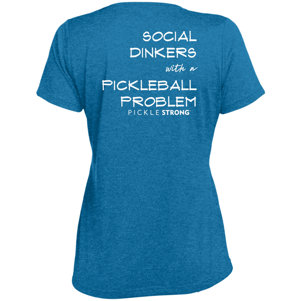 LST360 Sport-Tek Ladies' Heather Dri-Fit Moisture-Wicking T-Shirt