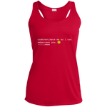 LST356 Sport-Tek Ladies Racerback Moisture Wicking Tank