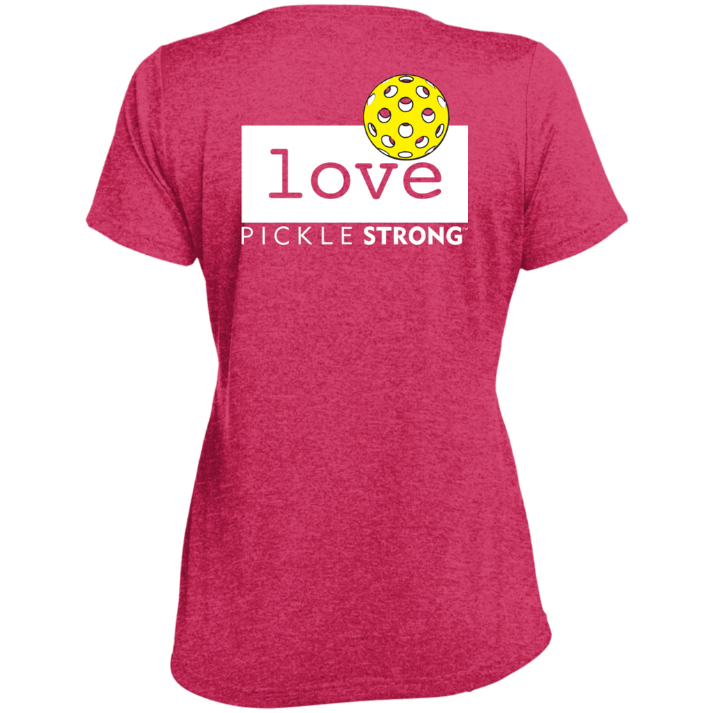 LST360 Sport-Tek Ladies' Heather Dri-Fit Moisture-Wicking T-Shirt