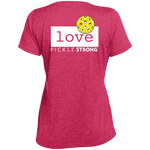 LST360 Sport-Tek Ladies' Heather Dri-Fit Moisture-Wicking T-Shirt
