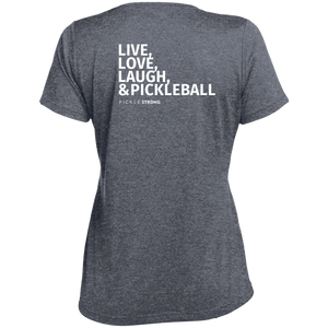LST360 Sport-Tek Ladies' Heather Dri-Fit Moisture-Wicking T-Shirt