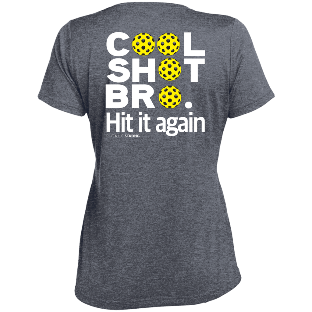 LST360 Sport-Tek Ladies' Heather Dri-Fit Moisture-Wicking T-Shirt