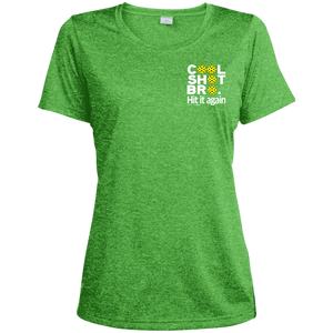LST360 Sport-Tek Ladies' Heather Dri-Fit Moisture-Wicking T-Shirt