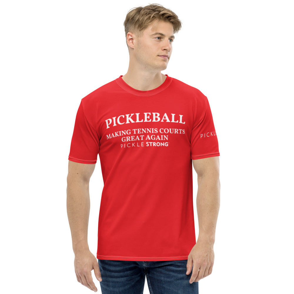 Men's T-shirt Making Tennis Courts Great Again