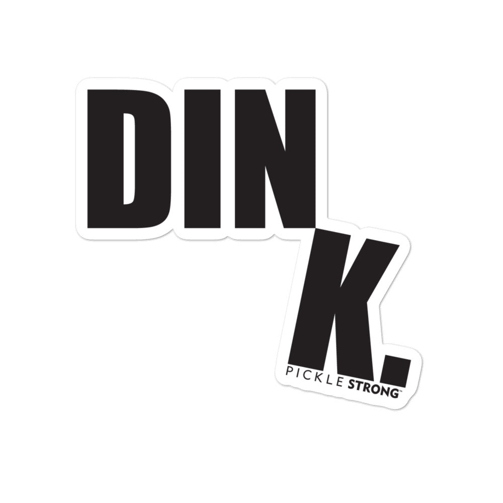 Bubble-free stickers: DINK