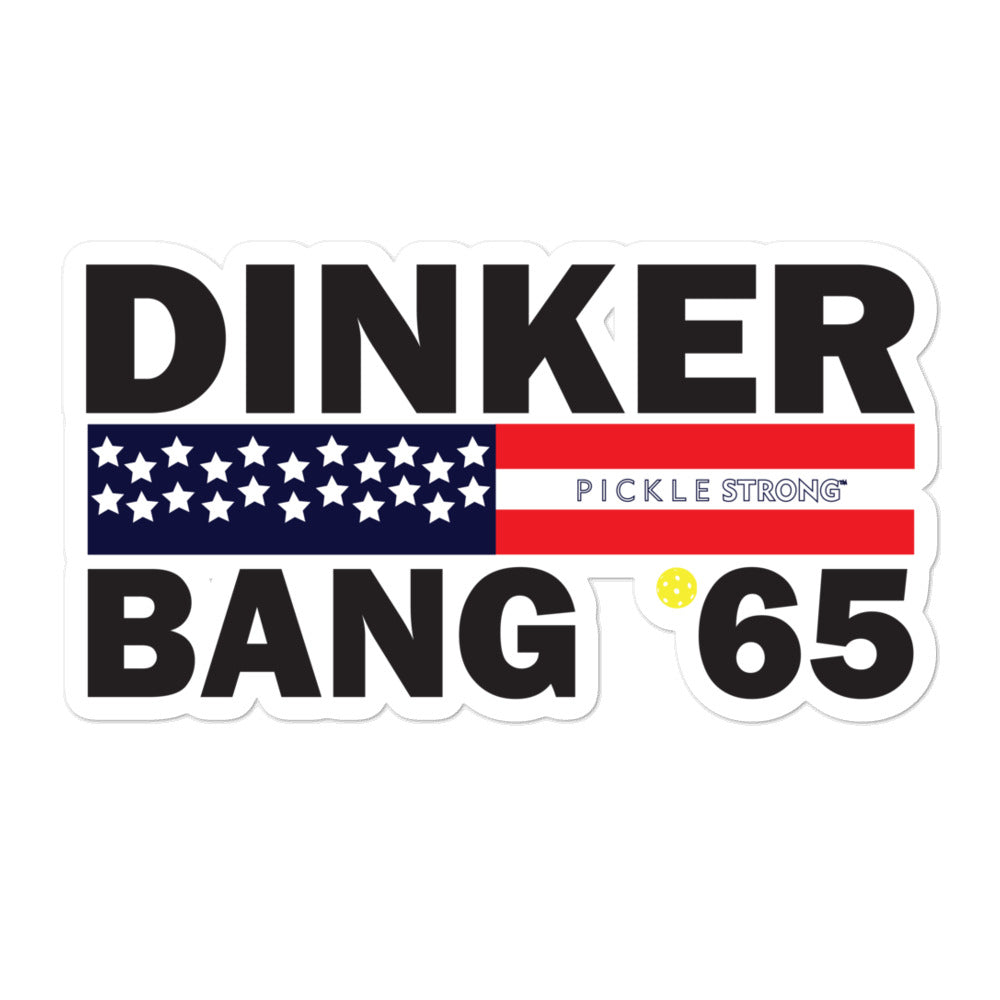 Bubble-free stickers: Dinker Bang