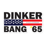 Bubble-free stickers: Dinker Bang
