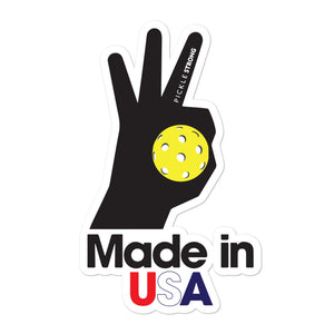 Bubble-free stickers: MADE IN USA