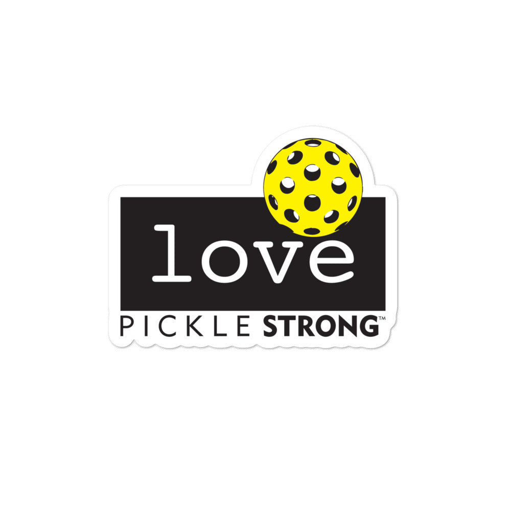 Bubble-free stickers; LOVE