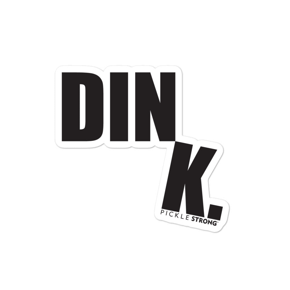 Bubble-free stickers: DINK