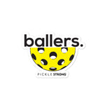 Bubble-free stickers: ballers