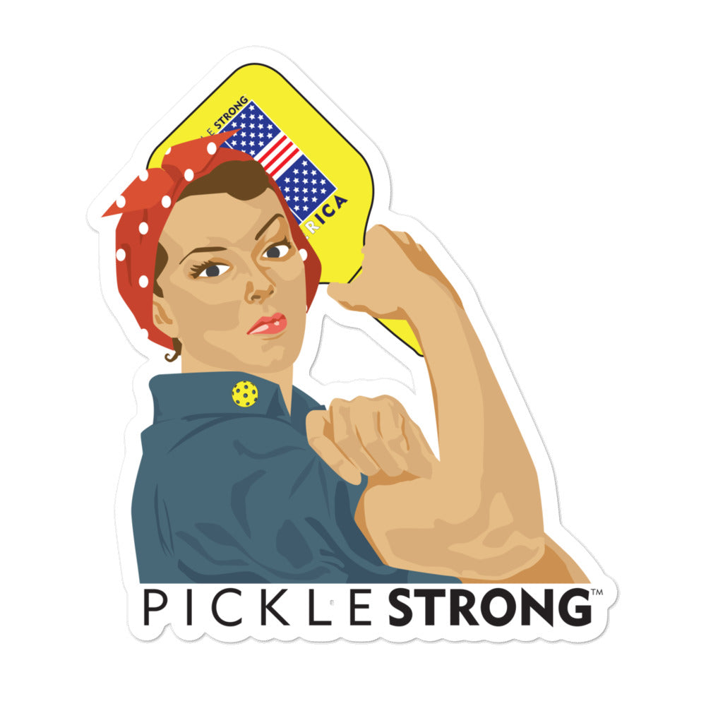 Bubble-free stickers: Rosie the Pickler