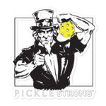 Bubble-free stickers; Uncle Sam